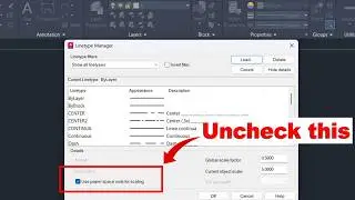 Проблема с печатью в AutoCAD &mdash; пунктирные линии отображаются как сплошные.