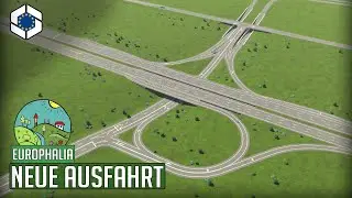 Neue schicke Ausfahrt von der Autobahn zur Industrie in Cities Skylines 2! | Europhalia 69