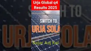 Urja Global q4 Results 2025 #ytshorts #shorts #bajaraajkal #urjaglobal #pennystocks #stocks #short