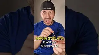 MAGIA CON ELASTICO! #magician #magictrick #illusionist #magic #magia #rubberbandtricks