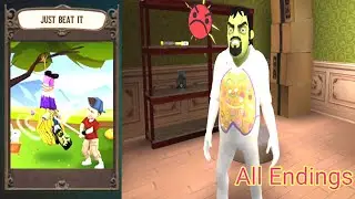 Scary Stranger 3D - Just Beat It All Endings