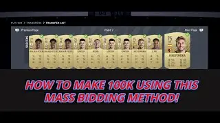FIFA 22 TRADE TIP - HOW TO MAKE 100K COINS RIGHT NOW! EASIEST MASS BIDDING FILTER! FIFA 22 TRADING!