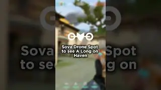 Sova Drone Trick on A Long on Haven in VALORANT #shorts #valorant #sova