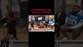 Did ESPN hire this woman as a sports analyst because of DEI??? #sports #football #espn #dei