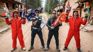Война бластеров Nerf в стиле SEAL X: SEAL X против доктора Ли | Бомба в портфеле и эпическая битв...