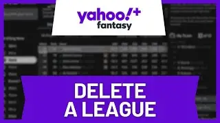 How to Delete a League in Yahoo Fantasy Football