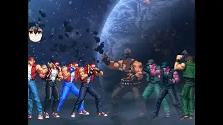 KOF MUGEN !! Terry Bogard Team VS Clark Steel Team [+Link Fun Ultra Crazy Kuso Neet Master