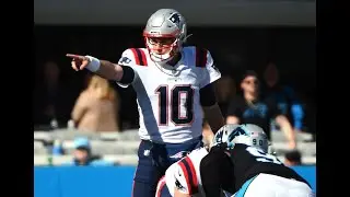 Mac Jones - All Completed Passes & Runs - NFL 2021 Week 9 - New England Patriots @ Carolina Panthers