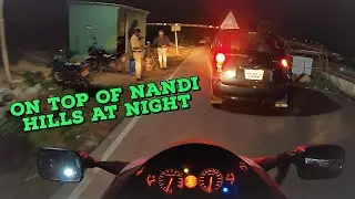I was given permission to ride HAYABUSA in NANDI HILLS at NIGHT || NANDI HILLS AT NIGHT TIME