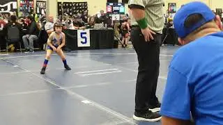 Elliot 6 years old wrestling match # 74 win by pin!