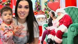 BABY JORDYN'S FIRST TIME MEETING SANTA!🎅Mommy & Daughter Vlog❤️