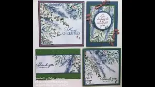 Easy Handmade Cards with a One Sheet Wonder: Stamp and Chat Live October 27th  2023