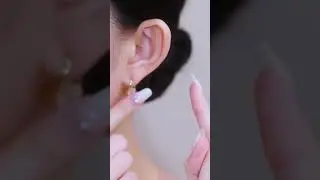 Her Lab Jewelry To Rotating Anti ear buckle😍#jewellery #earrings #jewellerydesign