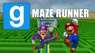 Garry's Mod Maze Runner - Scary Mario - Gmod Nextbot | Comedy Gaming