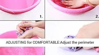 ELIHAIR Kids Satin Bonnet Sleeping Cap for Natural Hair Teens Toddler Child Baby Adjustable Satin
