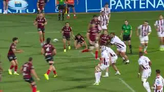 TOP 14 - Essai de Thibaud FLAMENT (ST) - Stade Toulousain - Union Bordeaux-B&egrave;gles
