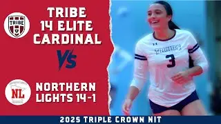 Tribe 14 Elite Cardinal vs Northern Lights 14-1 2025 Triple Crown NIT