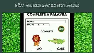 Atividades Infantis na Quarentena