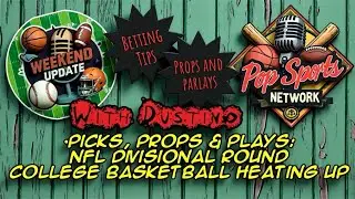 Sports Betting Tips for the NFL Divisional Round & College Basketball on Weekend Update #nfl #ncaa