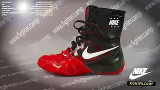 Черные - Красные боксерки Nike HyperKO купить дешево/ обзор боксерки Nike HyperKO купить Москва