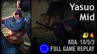 Yasuo Mid vs Zed - nukeduck - EUW Challenger Path 6.1