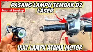 Cara Pasang Lampu Tembak Ikut Lampu Utama Motor