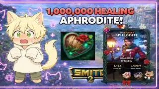 1,000,000 APHRODITE HEALING?!? - Smite 2 Joust Gameplay