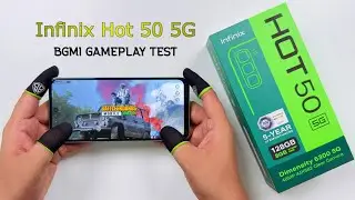 Infinix Hot 50 5G BGMI Gaming Test | All Graphics And FPS Setting