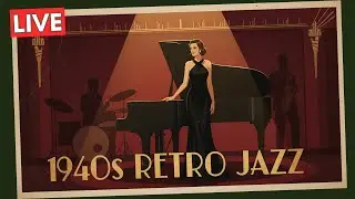 1940s Retro Jazz | 1 Hour Smoky Lounge Music to Unwind at Home [Evening Drinks]