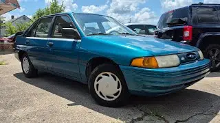 1993 Ford Escort LX (tour and startup) 