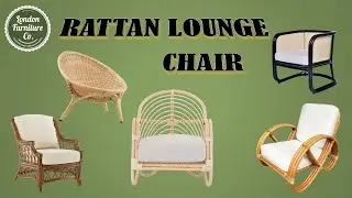 RATTAN LOUNGE CHAIR