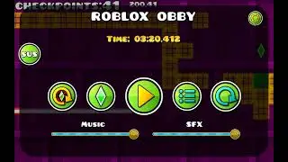 A ROBLOX OBBY IN GD?! | Roblox obby 100% in Geometry dash 2.2