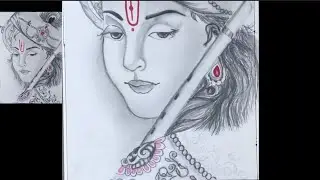 Lord Krishna sketch @s.d.v.fsketch1148