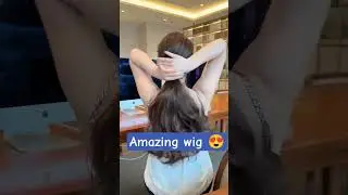 so cute girl translate wig 👌#HairWig #Wig #WigStyle #WigMagic #HairGoals #WigShorts #HairHack
