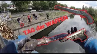 Tag der Waffen, Schmuck und Tresore. Berlin du kannst so dreckig sein ! Magnetfischen MaScottchen.Co