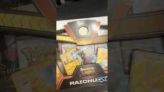 Unpacking Shining Legends Special Collection Raichu GX #pokemon #pokemontcg #pokemoncards