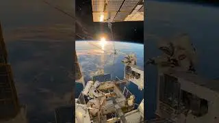 Mission in Orbit 🚀 Astronauts Repair Satellite in Deep Space #space #nasa #satellite