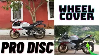 🏍️🕺Pro disc r15//Wheel cover👿#trending#tamil#prodisc#wheelcover#bike#r15#modifiedbikes#v3#v4 #mt15