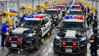 C&Oacute;MO se FABRICAN los AUTOS POLICIALES 🚓 | MEGAF&Aacute;BRICA INDUSTRIAL 🏭