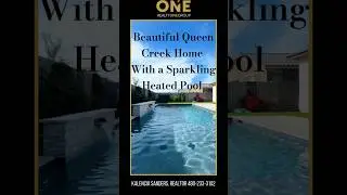 4 bedroom Queen Creek Home with Heated Pool by Kalencia Sanders #pool #queencreek #beautifulhomes