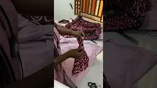 How to cut and sew bubu kaftan with lapel in front 