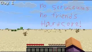 Desert flatworld survival hardcore!