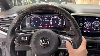 2020 Volkswagen Polo GTI retrofitted with original Active Display