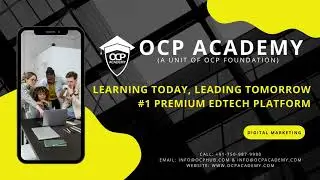 OCP ACADEMY, LEARNING TODAY, LEADING TOMORROW, #1 PREMIUM EDTECH PLATFORM.