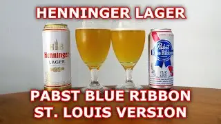 Pabst Blue Ribbon (AB Inbev) vs Henninger Lager | Assessing the St. Louis Version of PBR