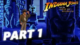 Indiana Jones and the Fate of Atlantis (PC) - PART 1 [with Commentary]