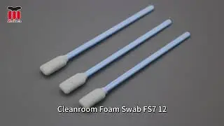 Cleanroom Foam Swab with Large Rectangular Head