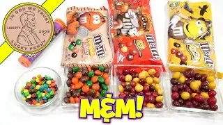 M&M Sampler Series - Pumpkin Spice, Peanut Butter, and Peanut M&M's