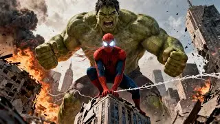 Spider-Man & Hulk Unite ⚡ Intelligence Meets Strength | Epic AI Superhero Movie