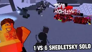 The Robloxia: Until Dawn (3.9) - Shedletsky Solo - 1 V 6 - Playerbase Terminated LMS